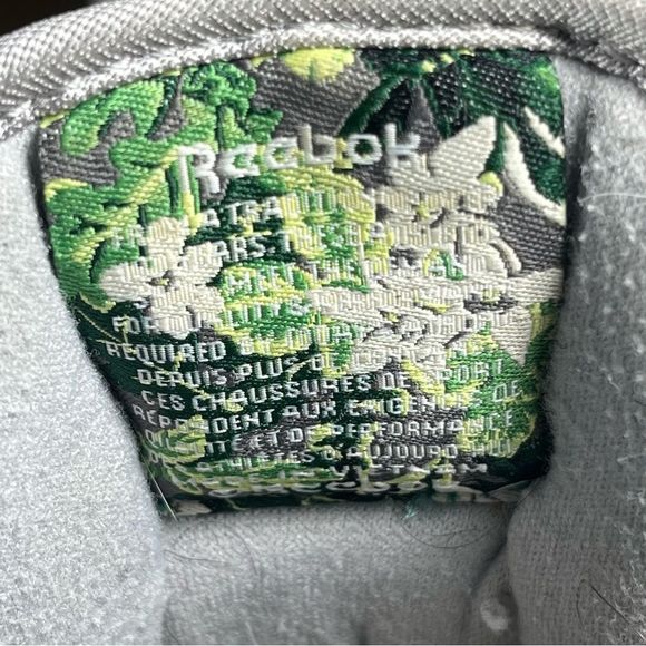 Reebok Classic Gray Leather Low Top Athletic Sneaker Shoe Womens 9.5 - Picture 4 of 11